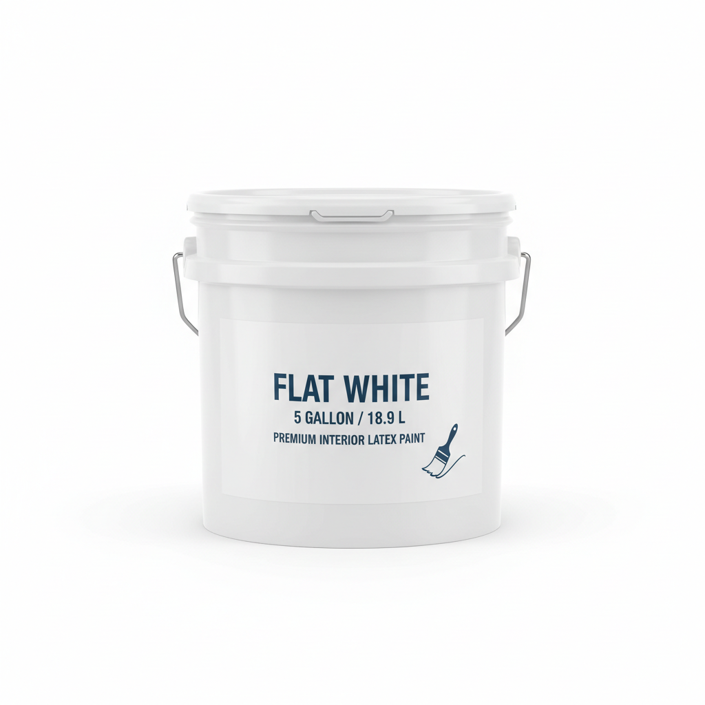 Paint, Flat, White (5GAL)