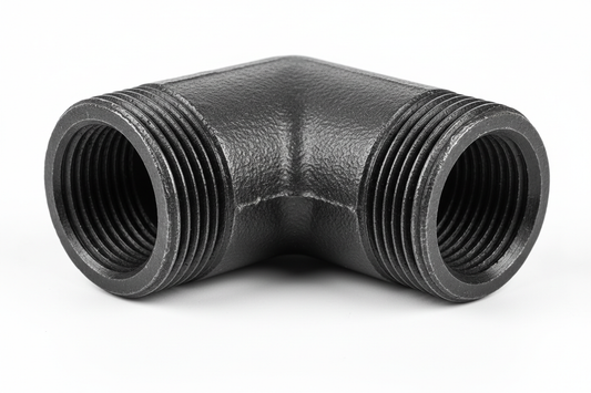 (2") 50mm 90 Deg. Elbow BI Sch. 40 Screwed
