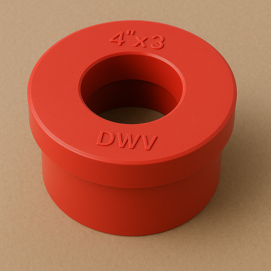 Reducing Bushing, DWV, 4" x 3"