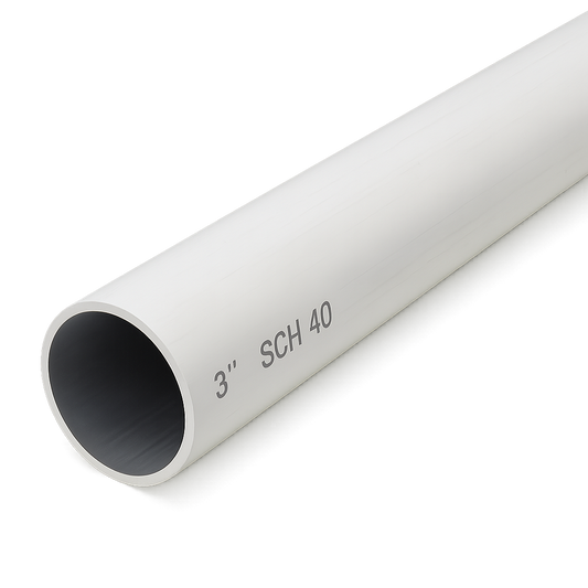 Pipe,PVC 3" SCH.40 - 5.8m