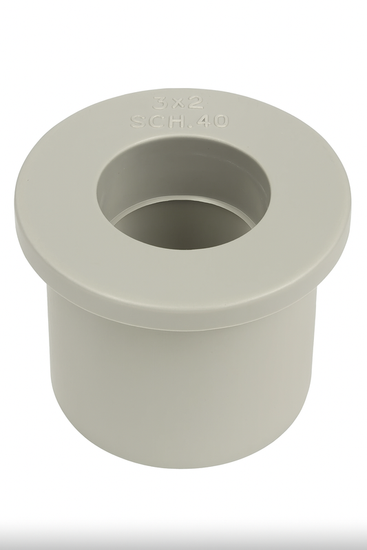 Reducing Bushing, SCH.40, PVC, 3"x2"