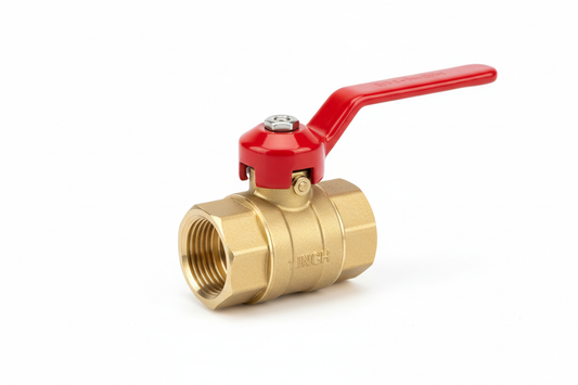 Ball Valve, Female, Brass, 1"