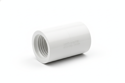 Coupling, CPVC, Fire Rated, 1" white