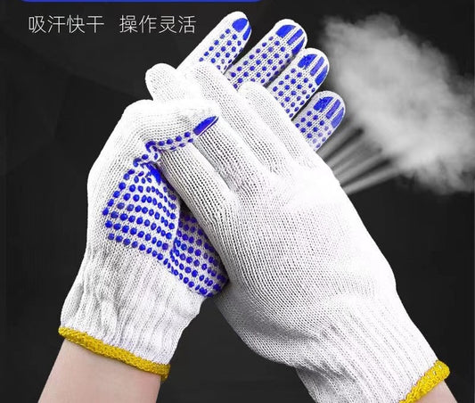 Supa Safety Gloves, Cloth with reinforced Palm