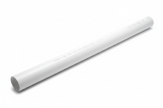 Pipe, DWV PVC 4" x 10ft.