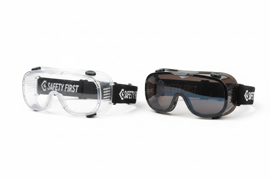 Safety Goggles / Protective Eyewear (Clear and Dark)