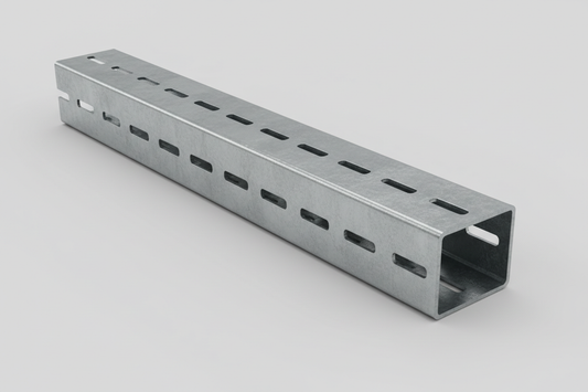 Strut, Universal, Slotted, 1-5/8" x 1-5/8" x 10', 10G