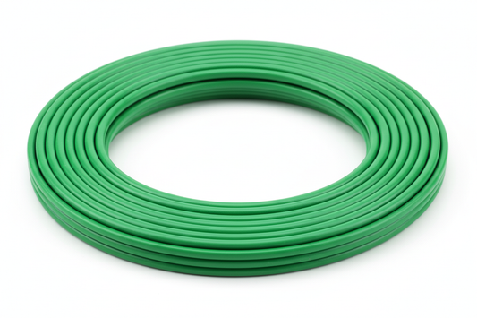 Wire, Single, PVC Coating, Green, 6mm